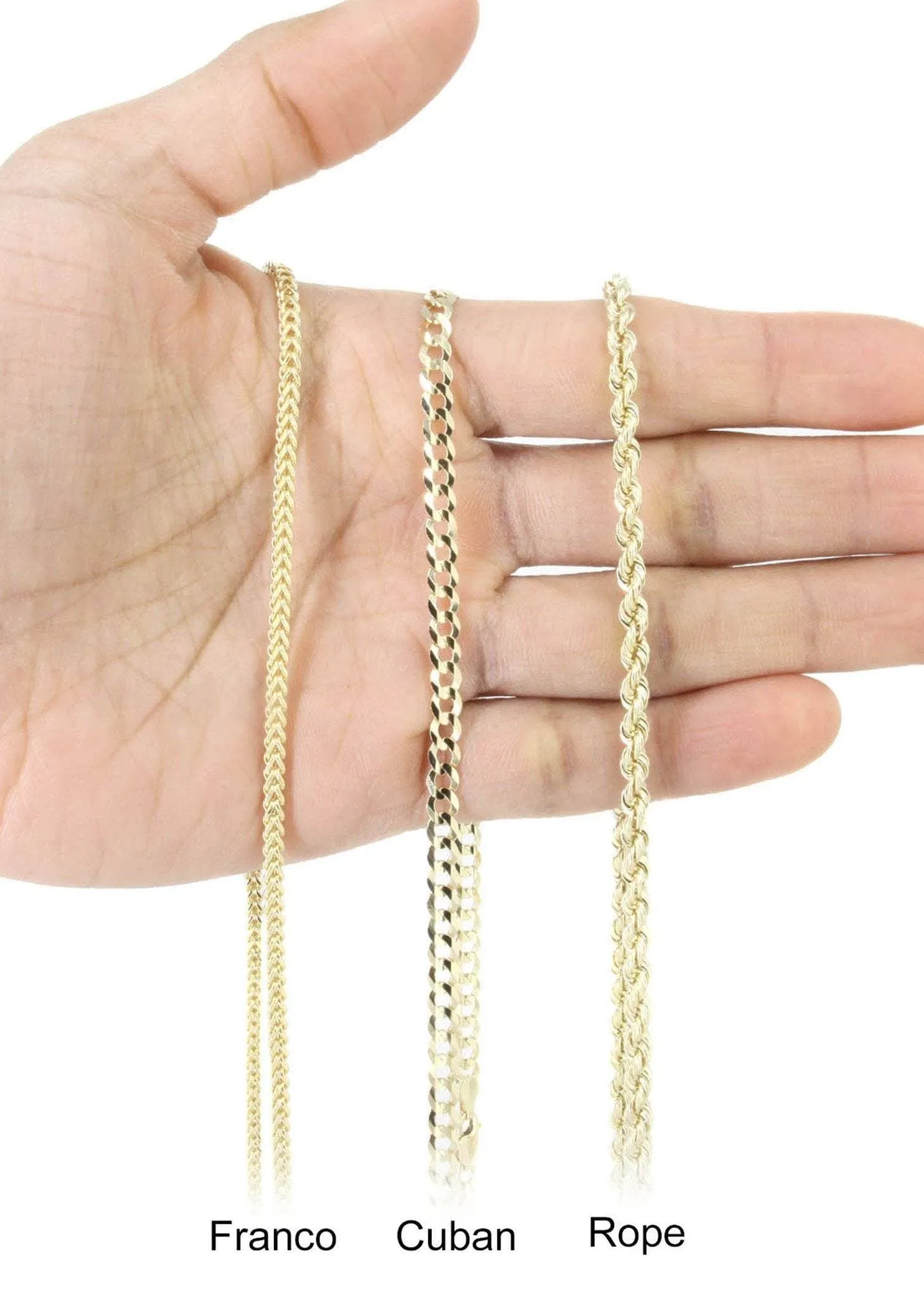 10K Yellow Gold Cross Diamond Necklace  | 0.32 Carats