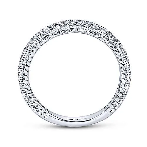 14k White Gold Diamond Band - WB8823W44JJ