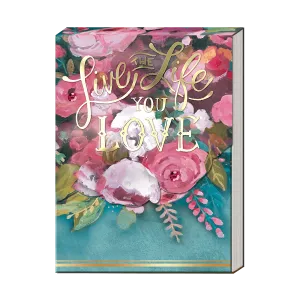 3 x 4 Note Pad  Inspirational Love Life  44549