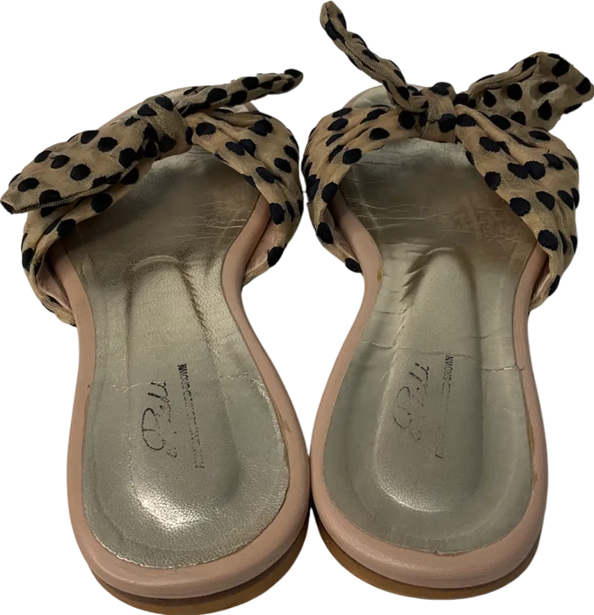 a piedi Brown Awe Polka Dot Shoes UK 5 EU 38 👠
