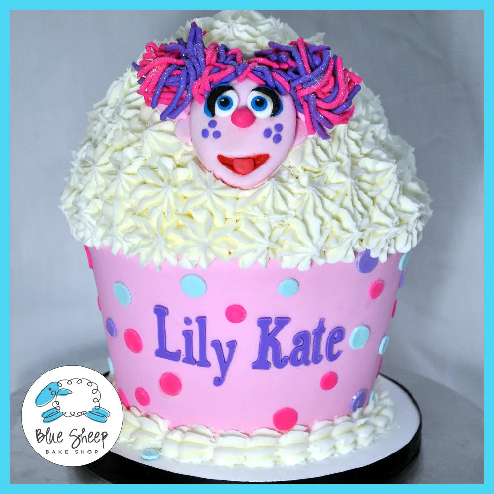Abby Cadabby Giant Cupcake Birthday Cake