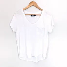 Abercrombie & Fitch White Pocket Tee- Size S