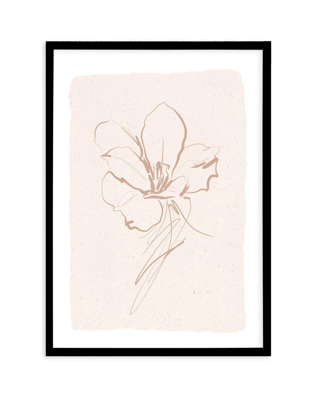 Abstract Botanical | Lily Art Print
