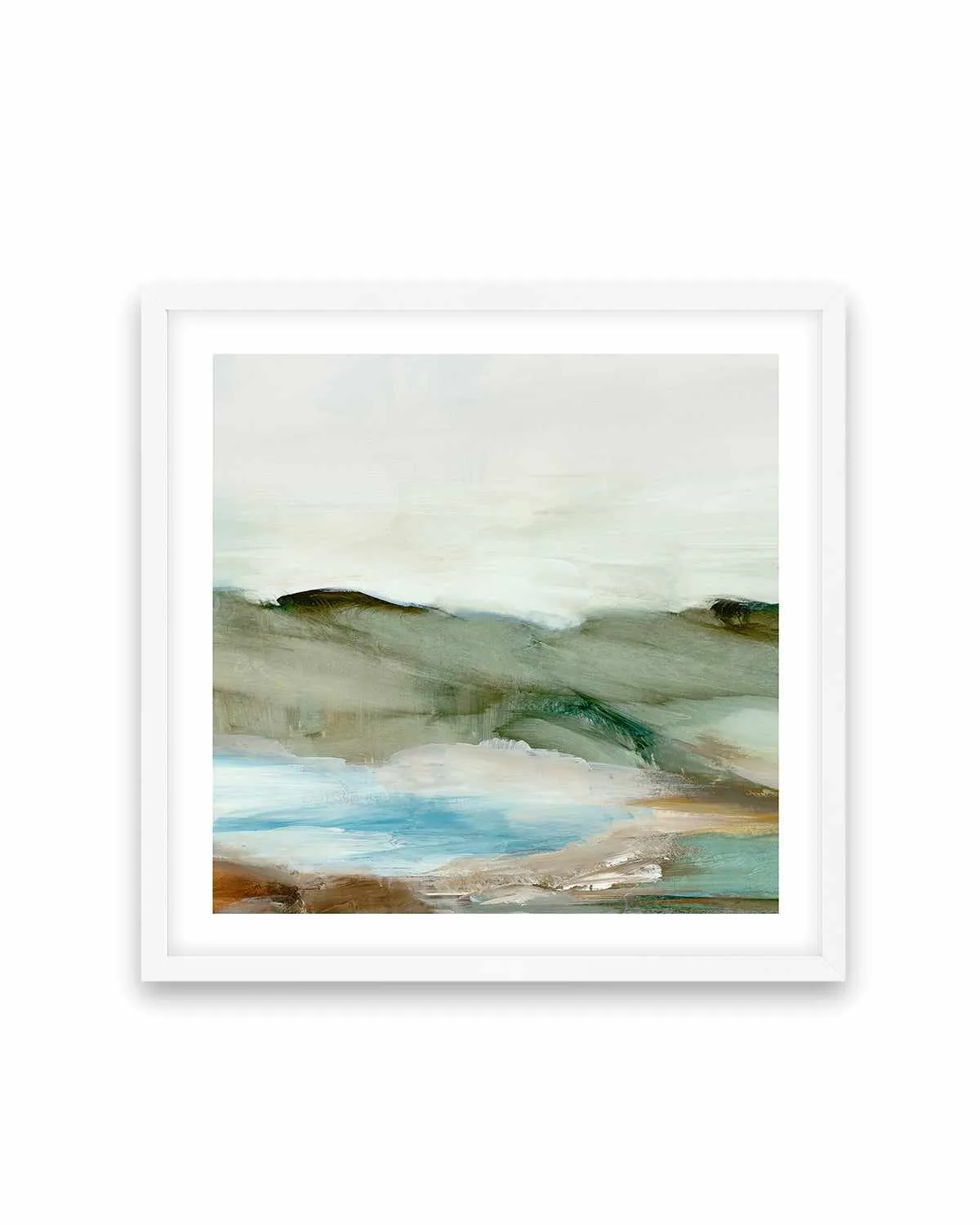 Abstract Landscape Left SQ Art Print
