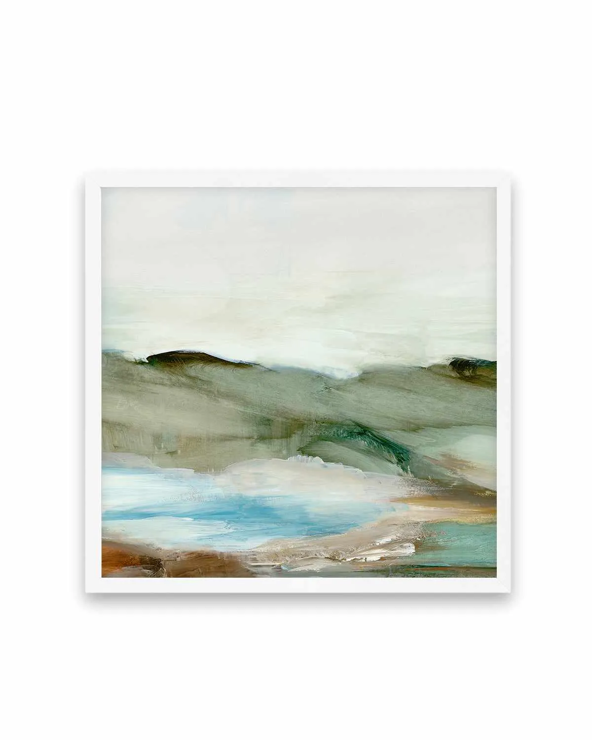 Abstract Landscape Left SQ Art Print