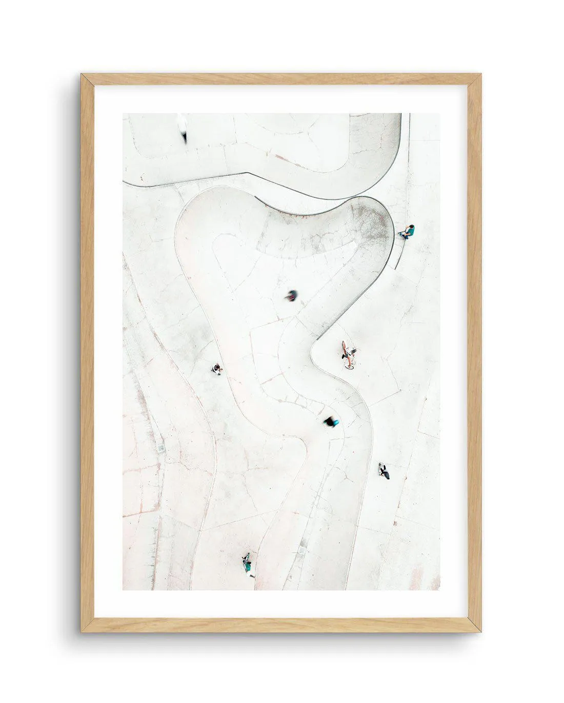 Aerial Skate Park Art Print