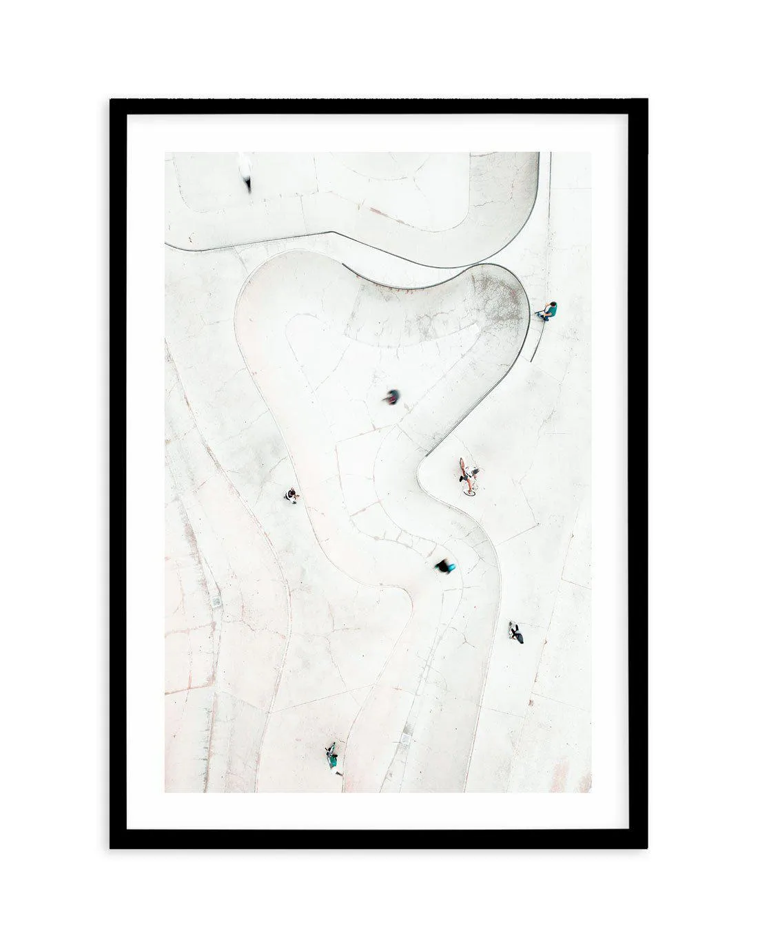 Aerial Skate Park Art Print