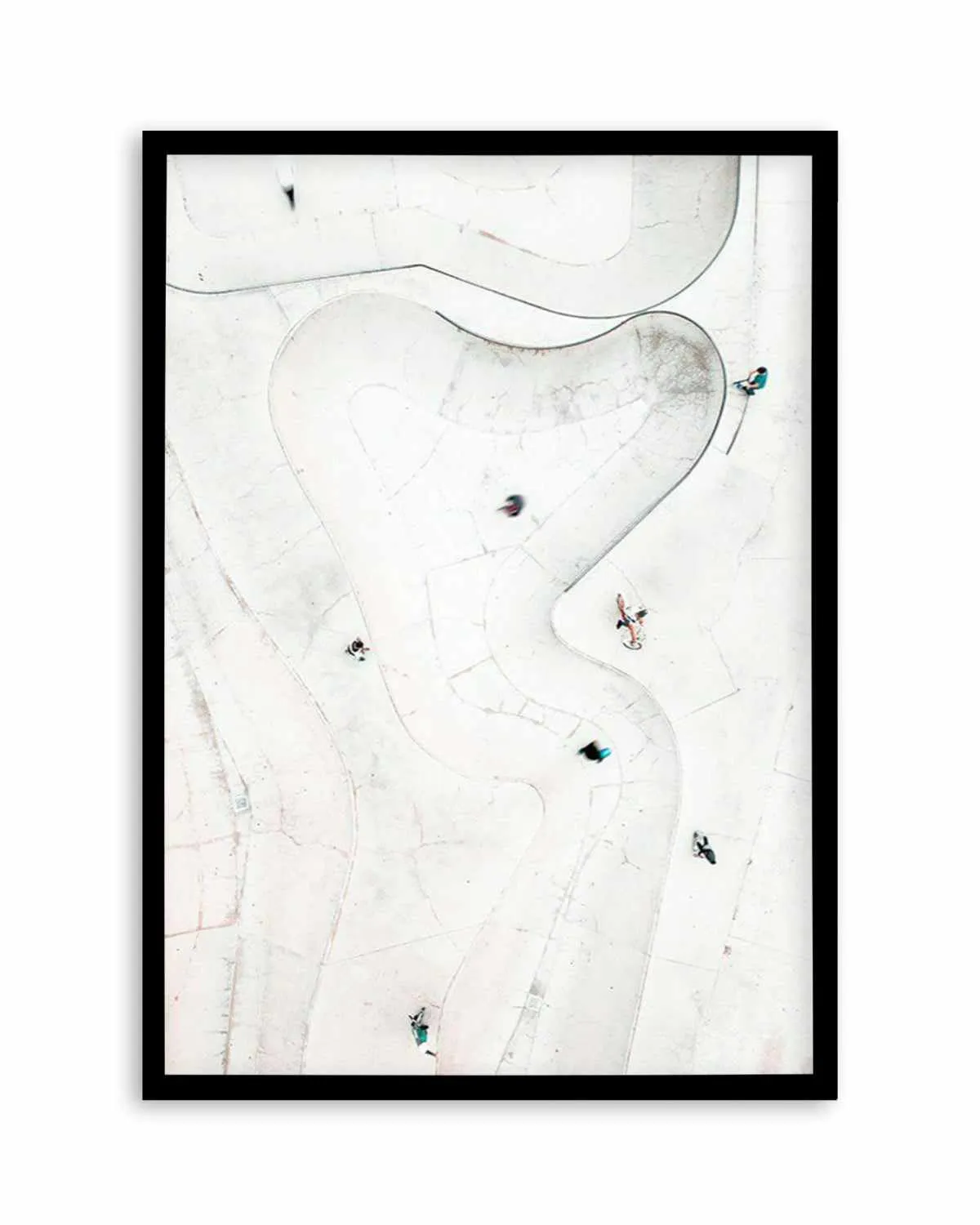 Aerial Skate Park Art Print