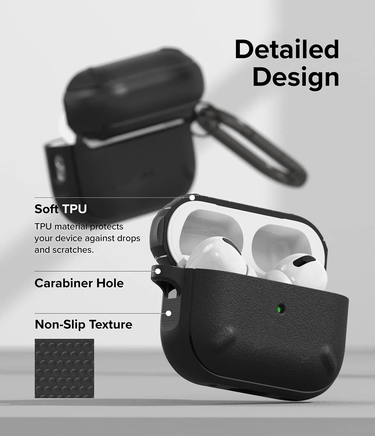 AirPods Pro 2 2nd Generation (2022) Pouch | Onyx Case - Black