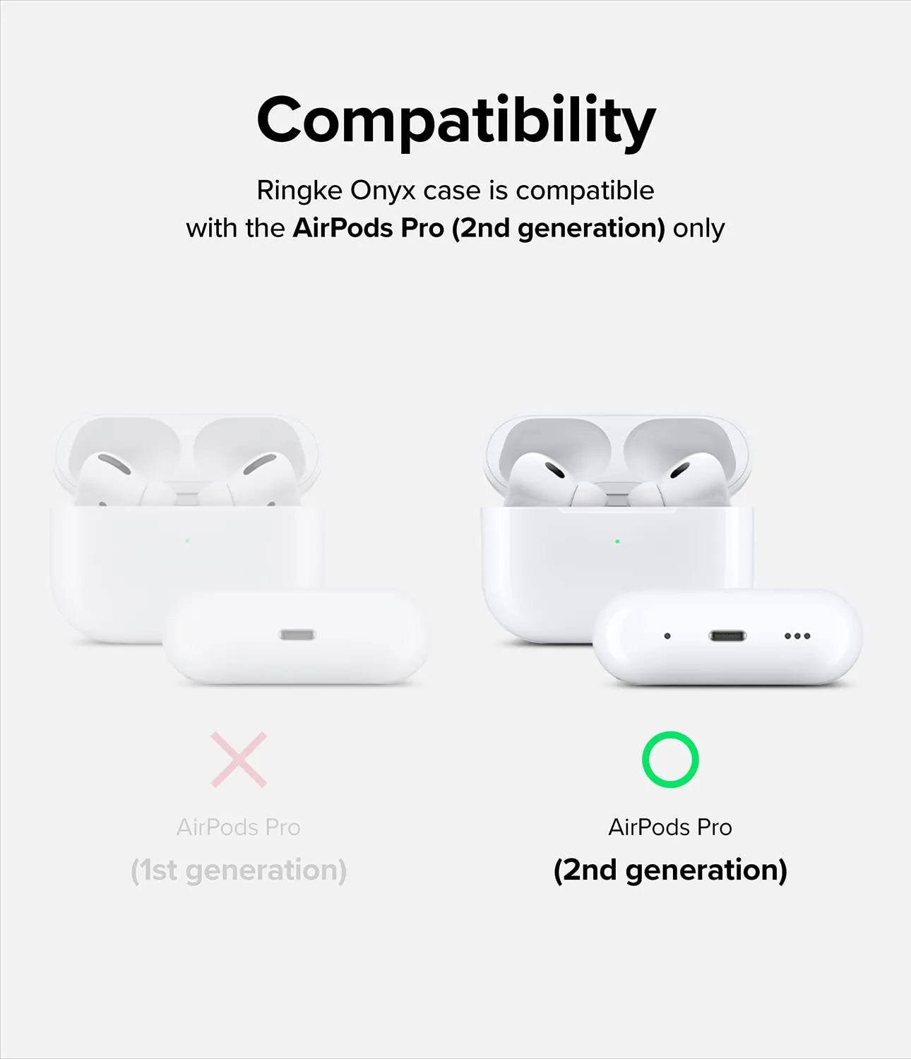 AirPods Pro 2 2nd Generation (2022) Pouch | Onyx Case - Black