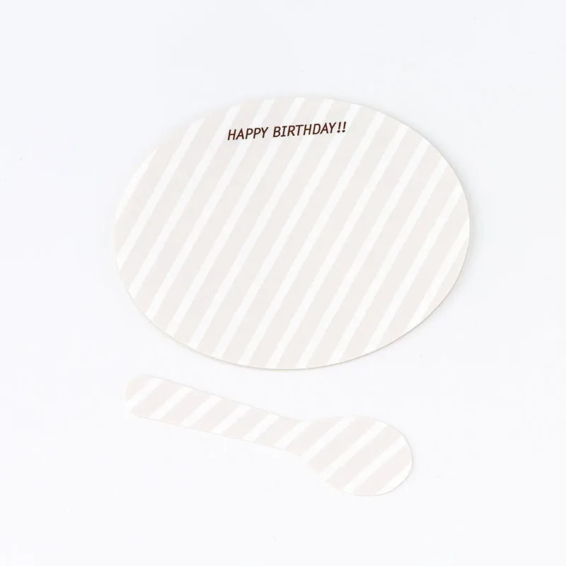 AIUEO "It's my treat" Birthday Postcard Collection