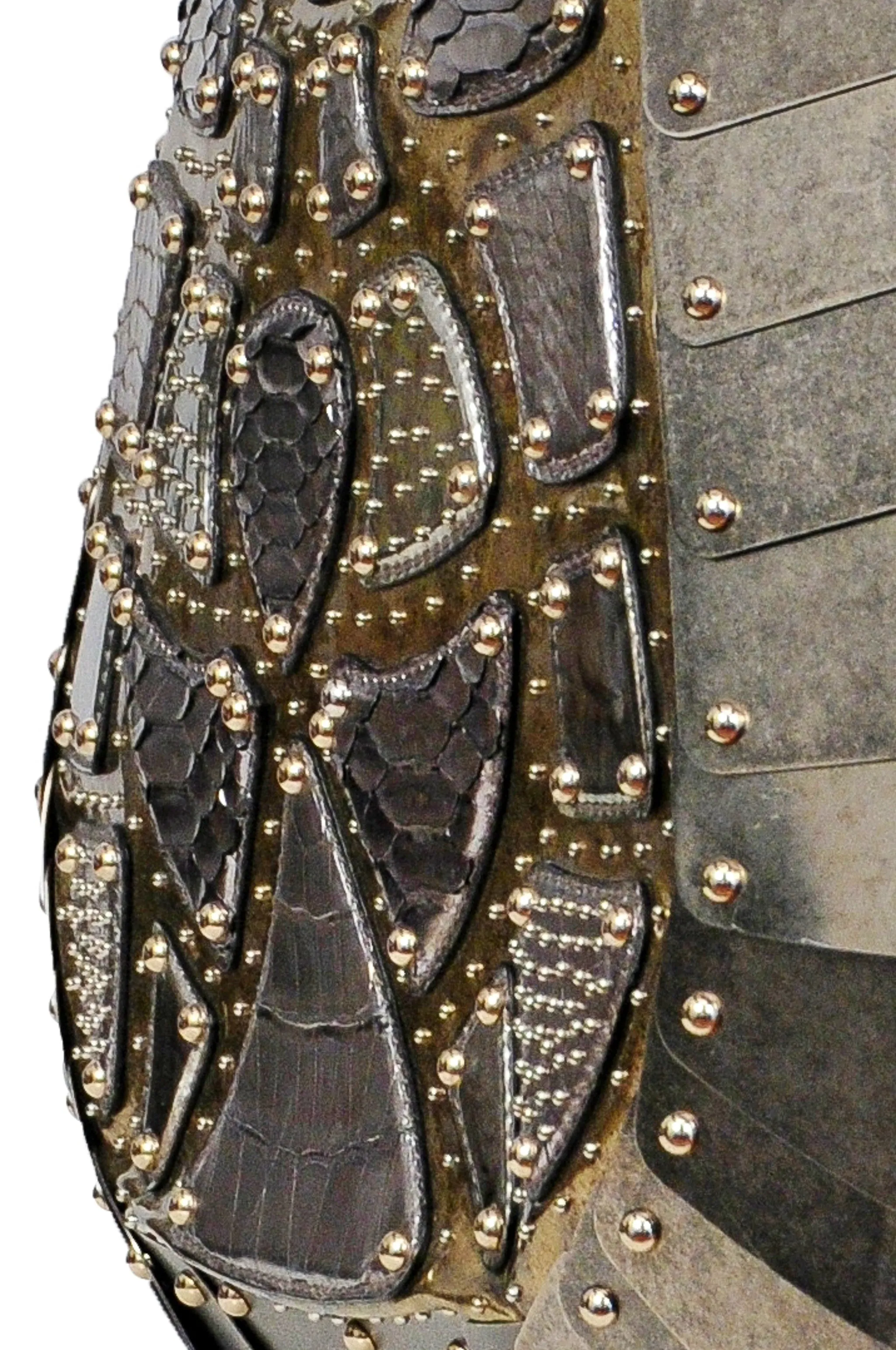 Alexander McQueen 2007 Limited Edition Rare Silver Armor Bag