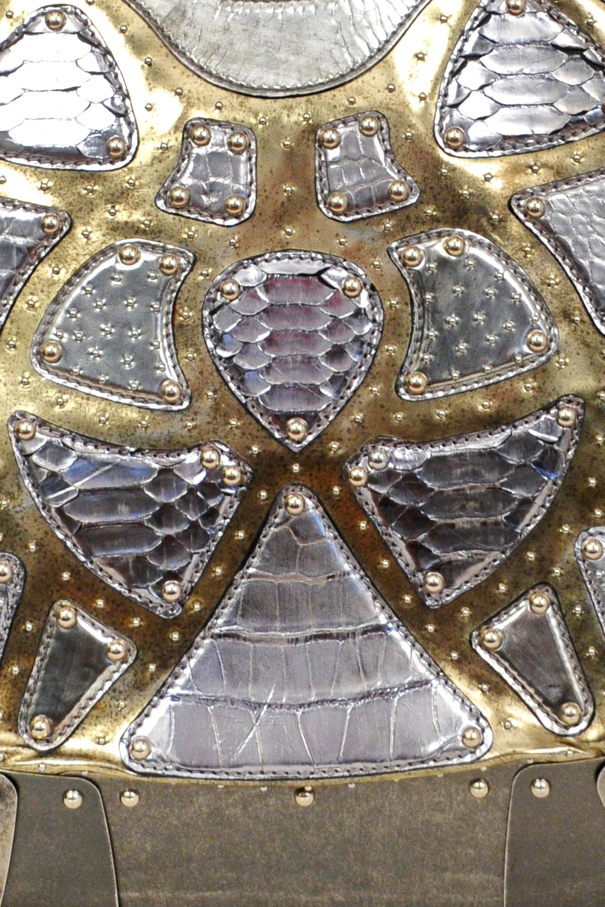 Alexander McQueen 2007 Limited Edition Rare Silver Armor Bag