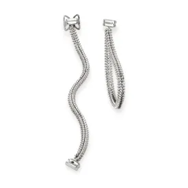Alexandre 14K White Gold Imperial Rope Earrings