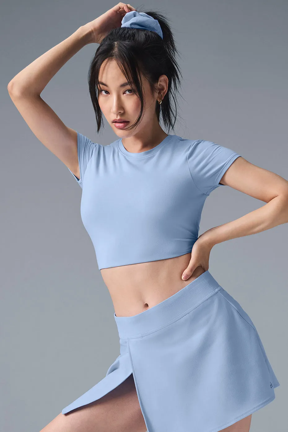 Alosoft Backspin Skirt - Seashell Blue