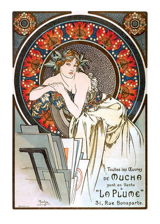 Alphonse Mucha | La Plume