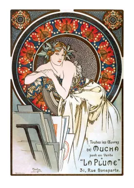 Alphonse Mucha | La Plume