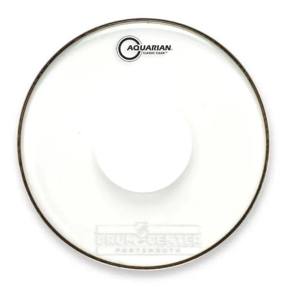 Aquarian Classic Clear Power Dot Bass Drum Head 28"