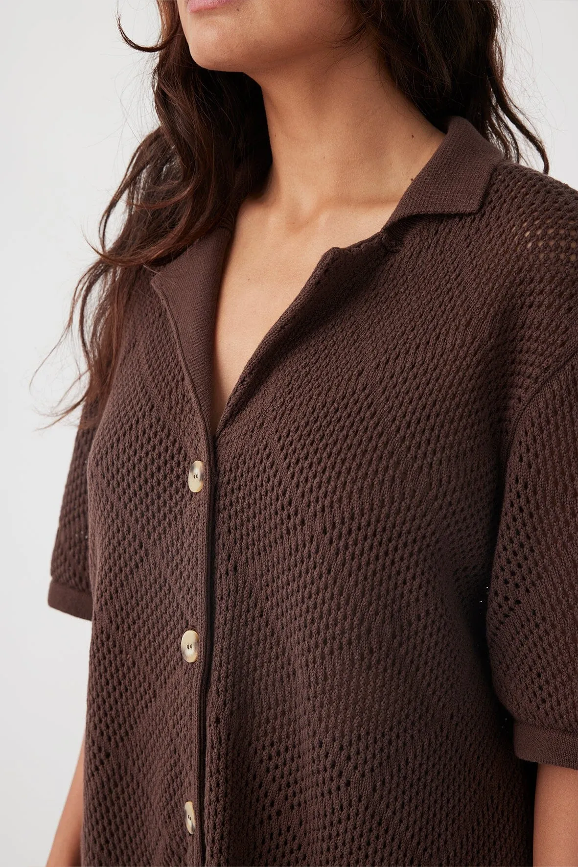 Stylish Arcaa Ezra Chocolate Brown Shirt for Men - Casual & Modern Fit