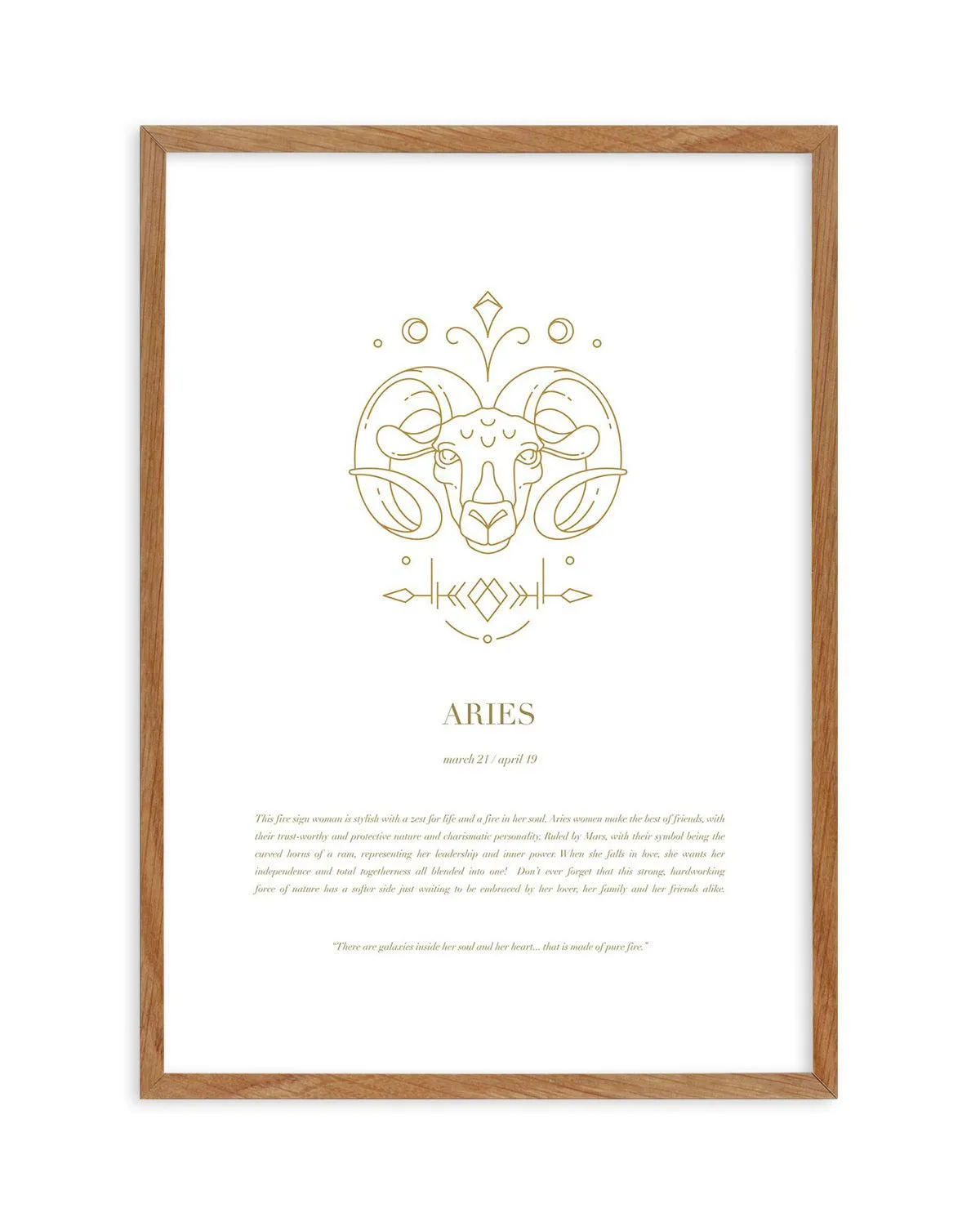 Aries | Celestial Zodiac Art Print