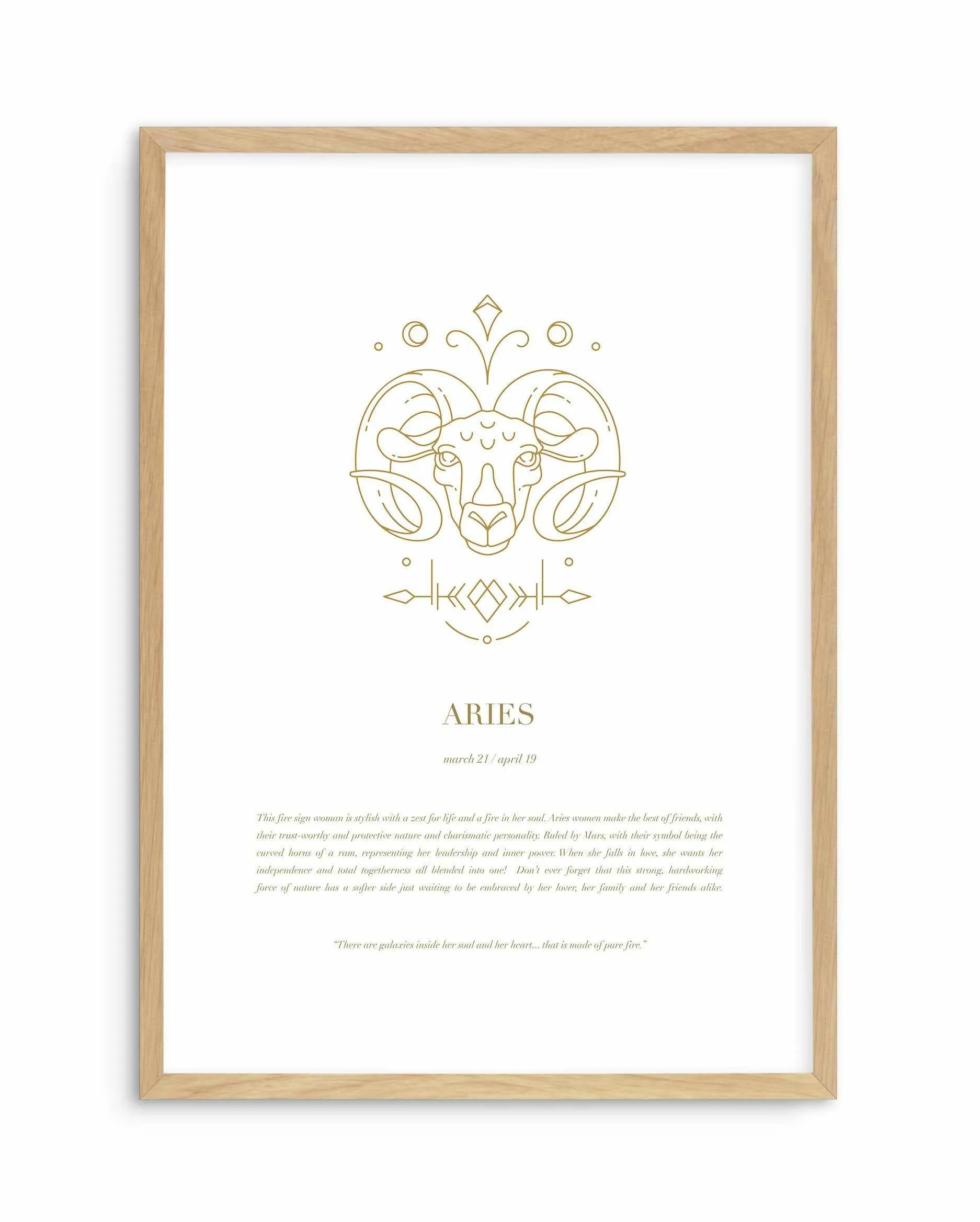 Aries | Celestial Zodiac Art Print