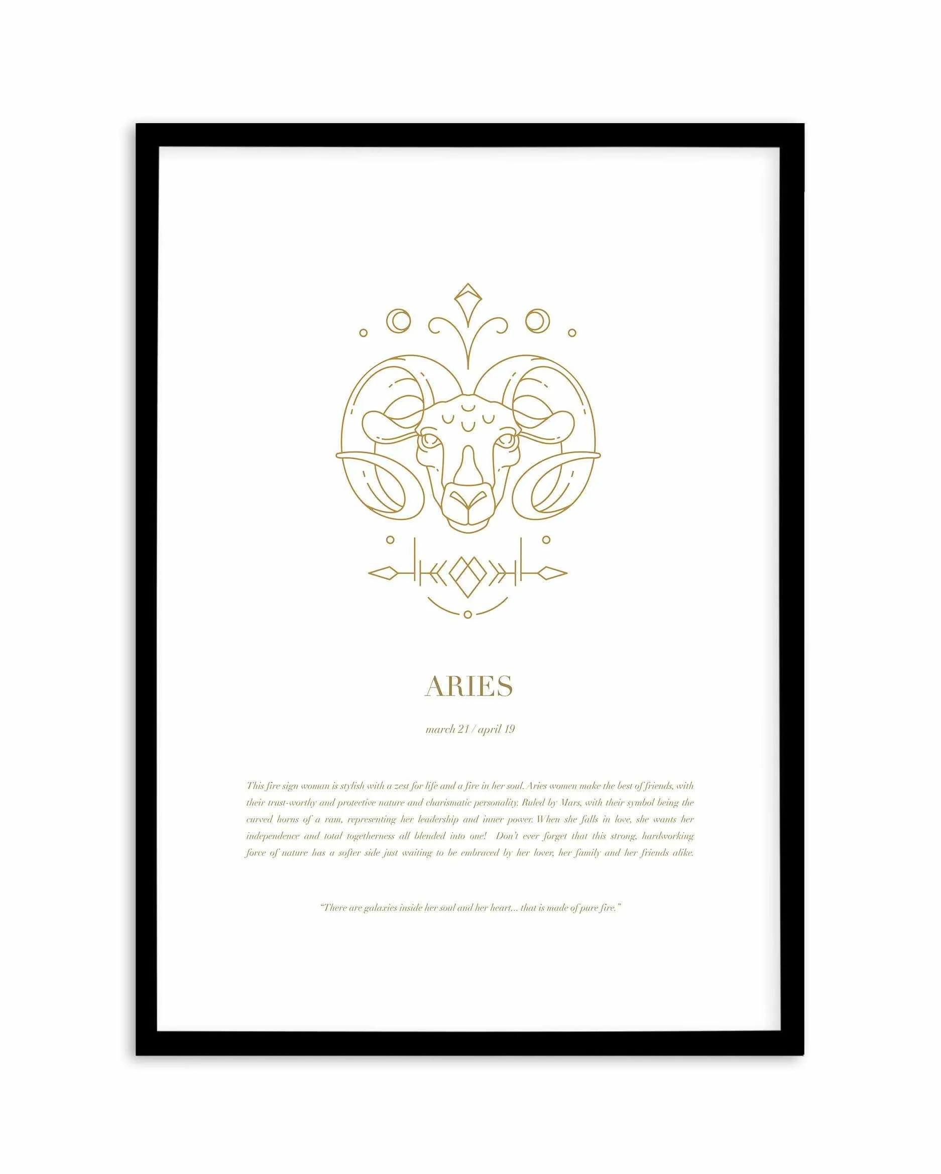 Aries | Celestial Zodiac Art Print