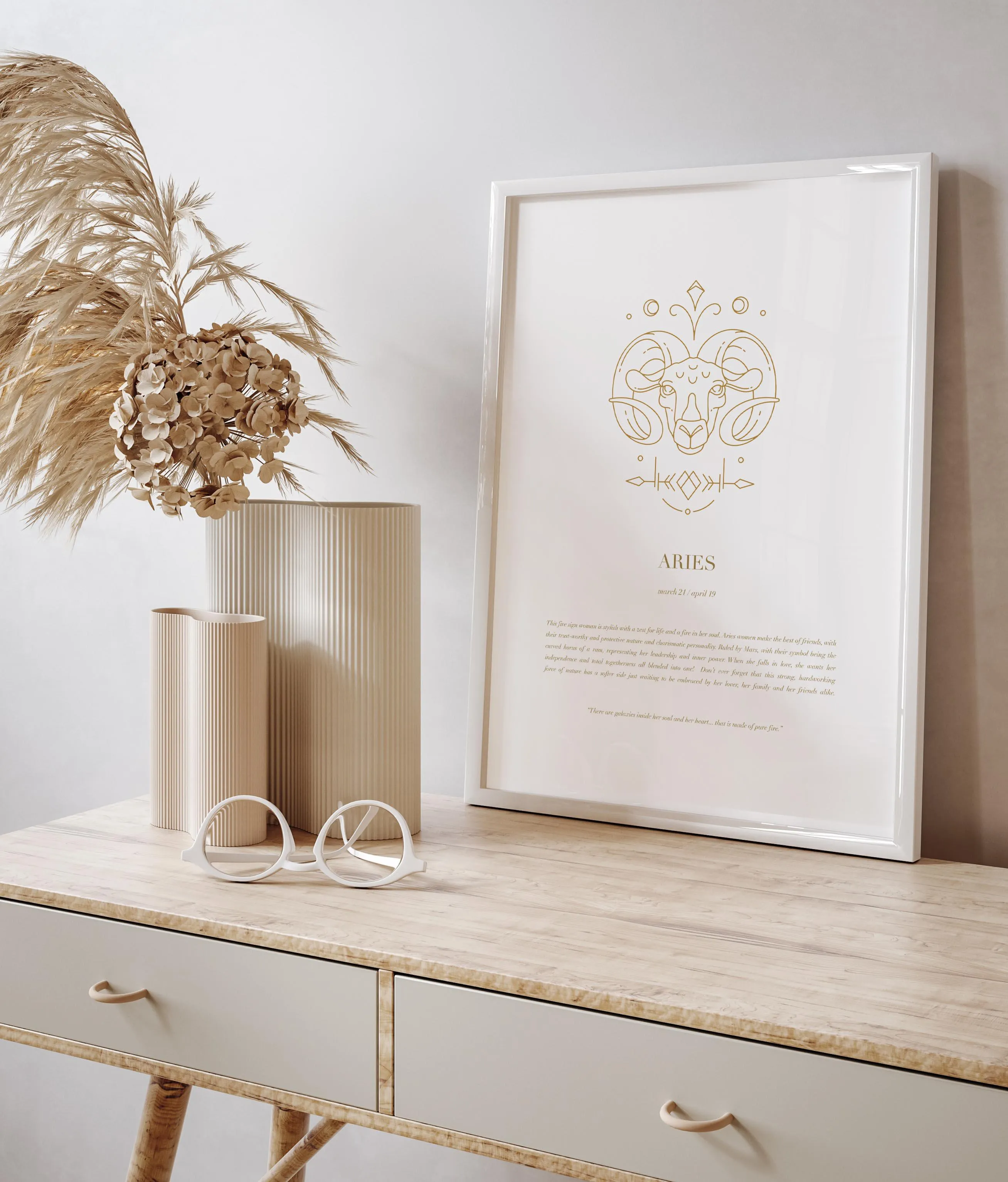 Aries | Celestial Zodiac Art Print