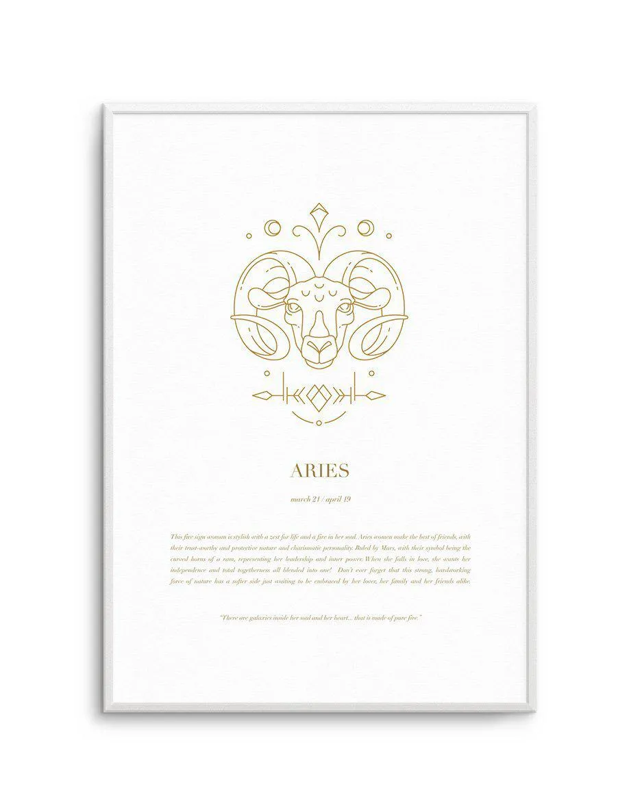 Aries | Celestial Zodiac Art Print