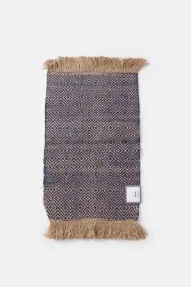 Assorted Jute Diamond Pattern Dhurrie