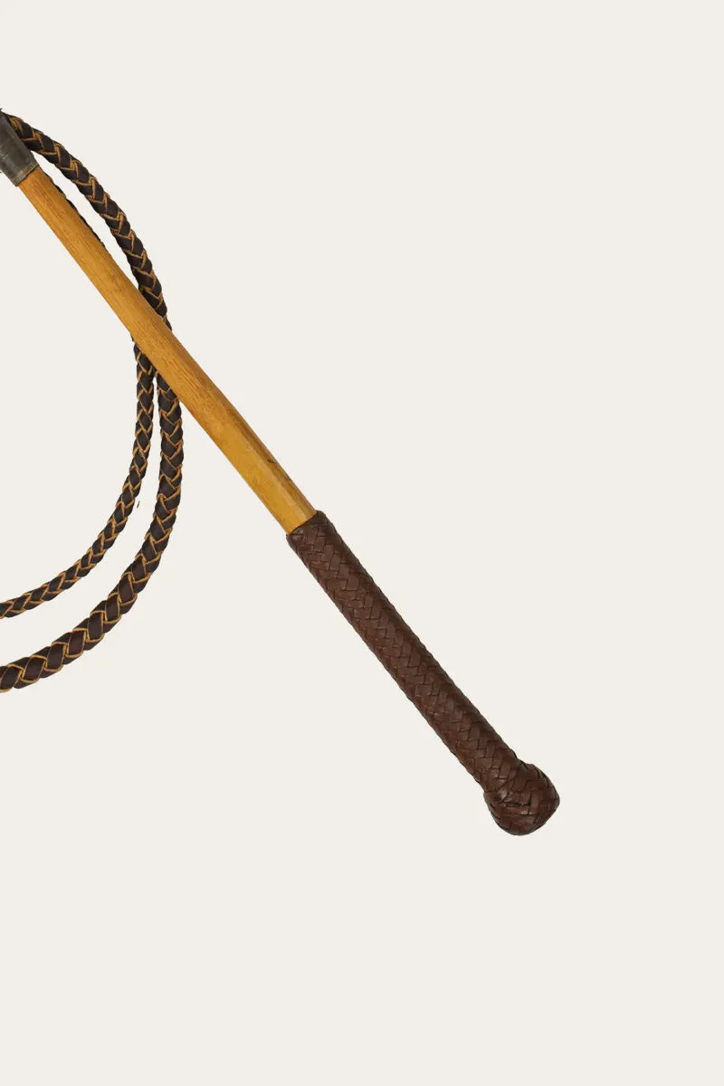 Australian Made 4ft Stockmans Whip - Red Hide