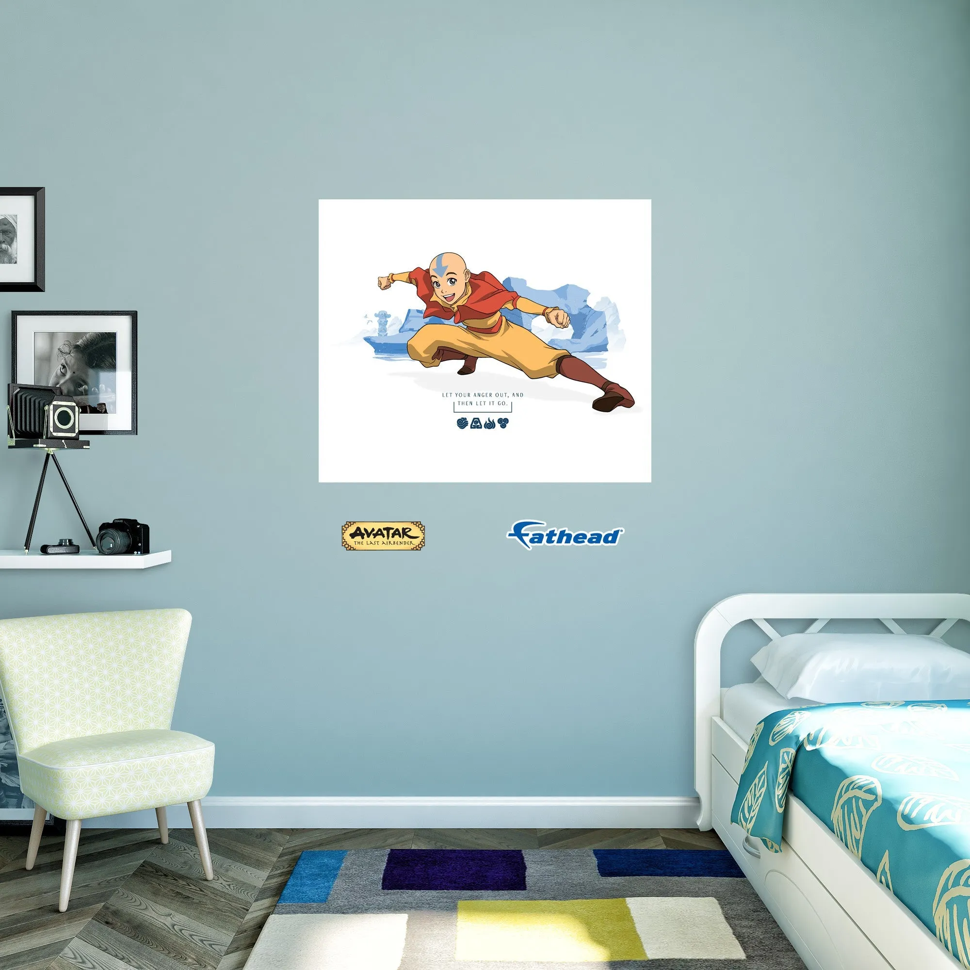 Avatar The Last Airbender: Let Your Anger Out Poster - Officially Licensed Nickelodeon Removable Adhesive Decal