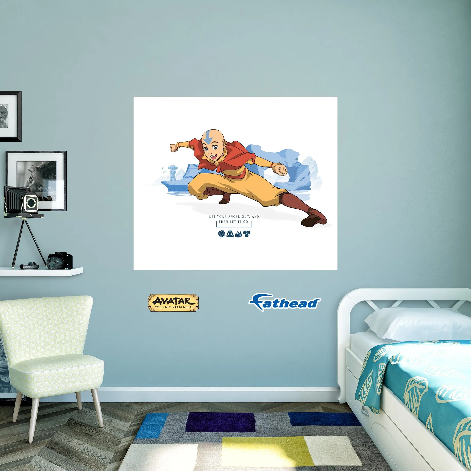 Avatar The Last Airbender: Let Your Anger Out Poster - Officially Licensed Nickelodeon Removable Adhesive Decal