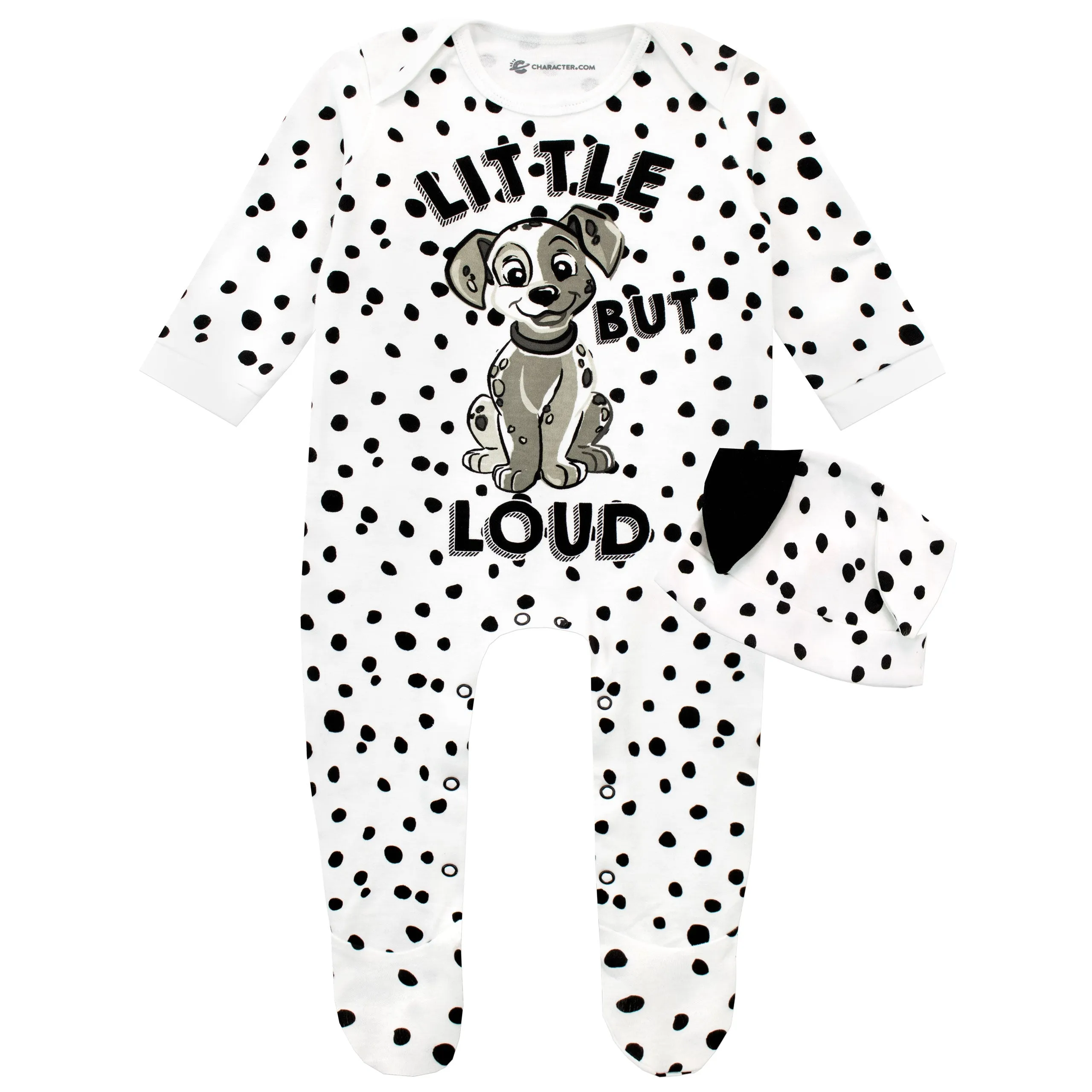 Baby 101 Dalmatians Footies and Hat
