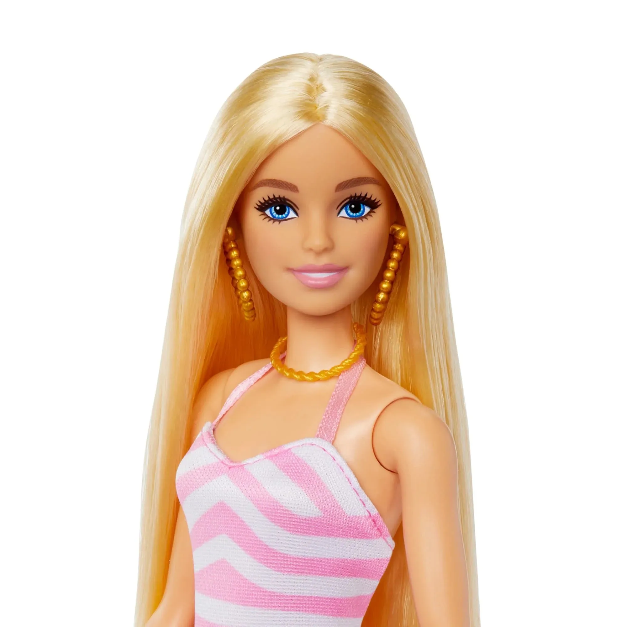 Barbie Doll with Swimsuit and Beach Themed Accessories