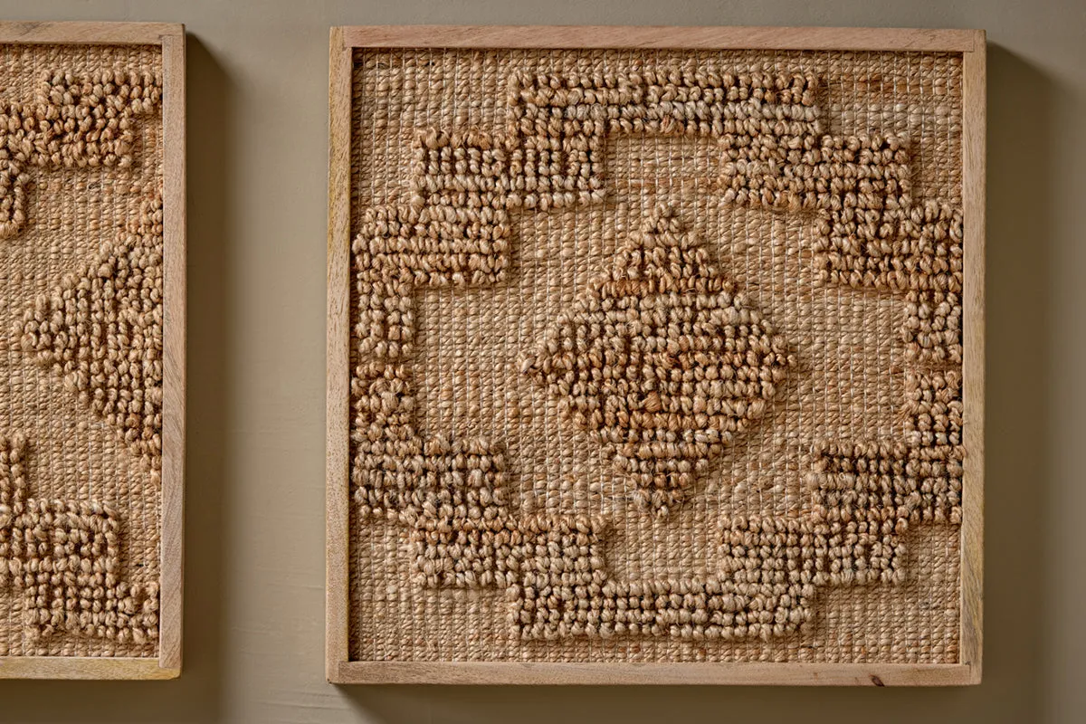 Bawal Hemp & Jute Wall Art - Natural