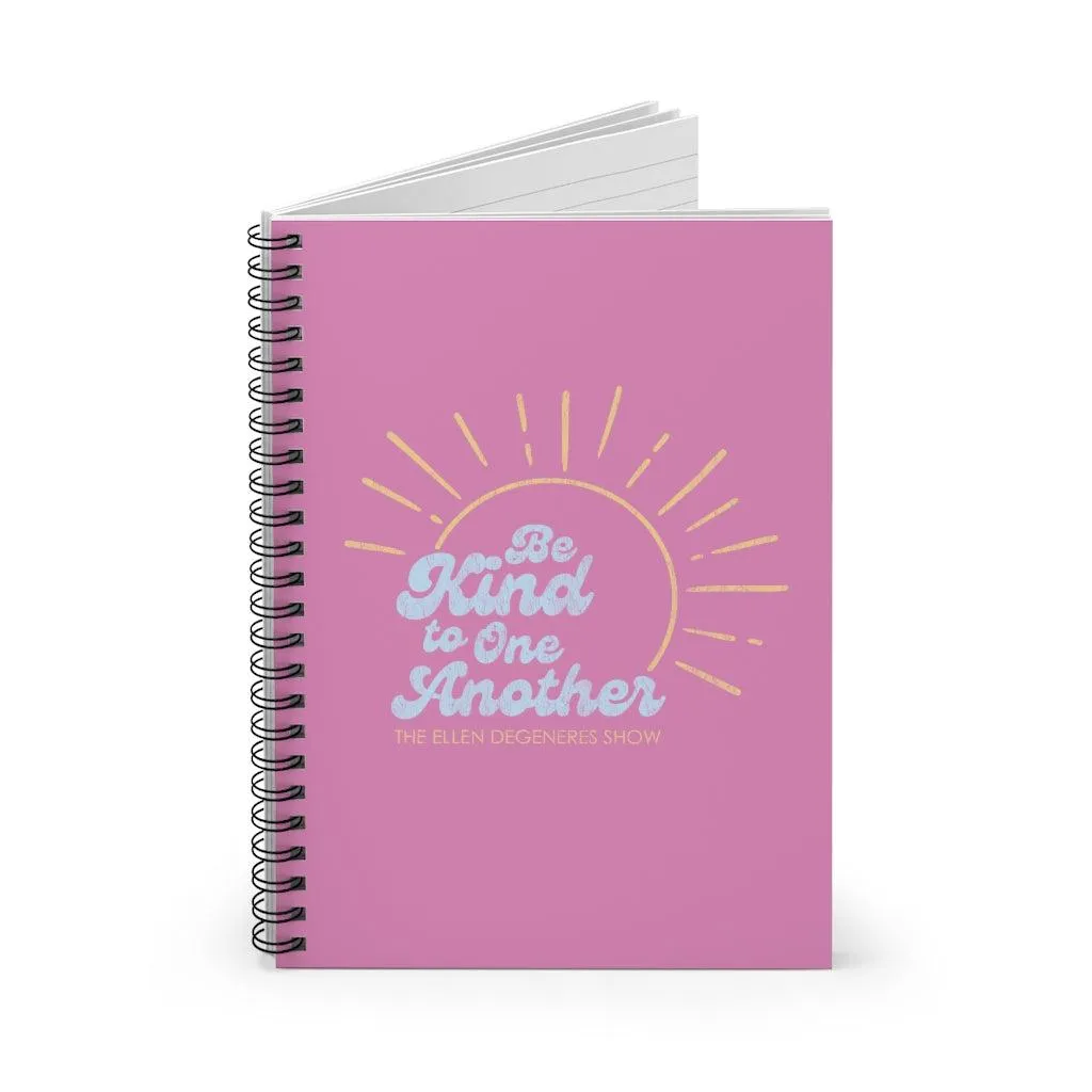 Be Kind To One Another Sun Spiral Notebook