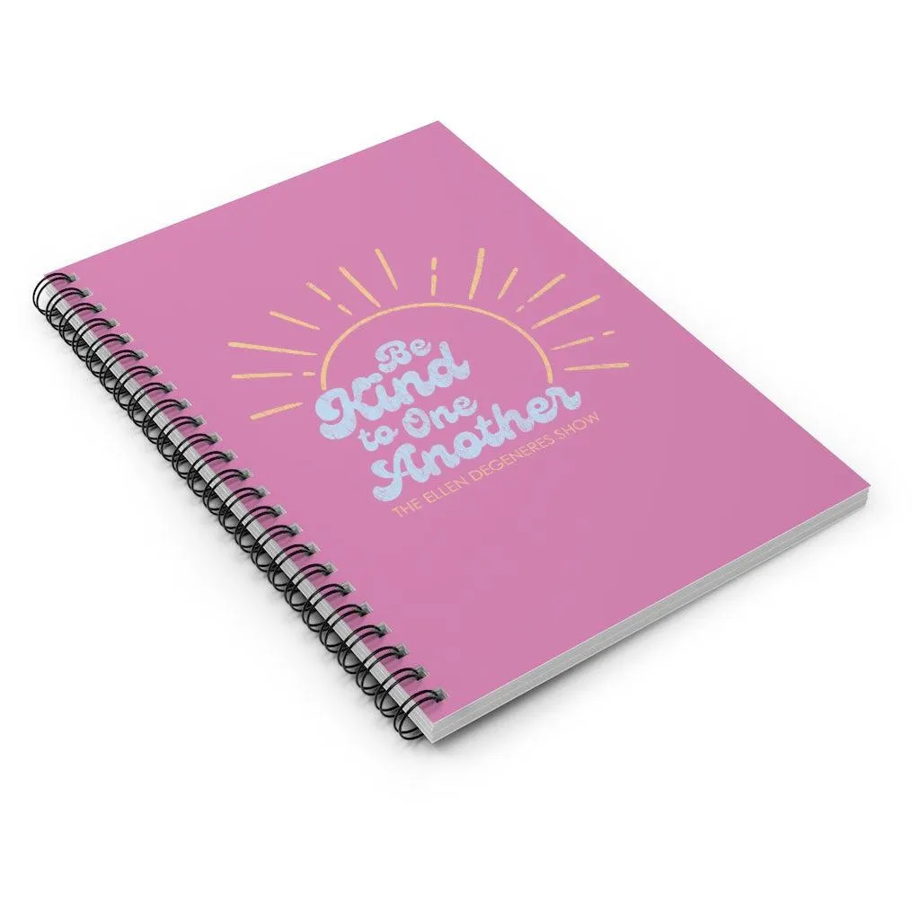 Be Kind To One Another Sun Spiral Notebook