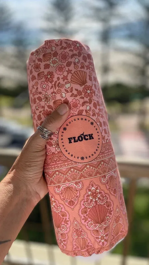 Beach Towel - Coral Seashell
