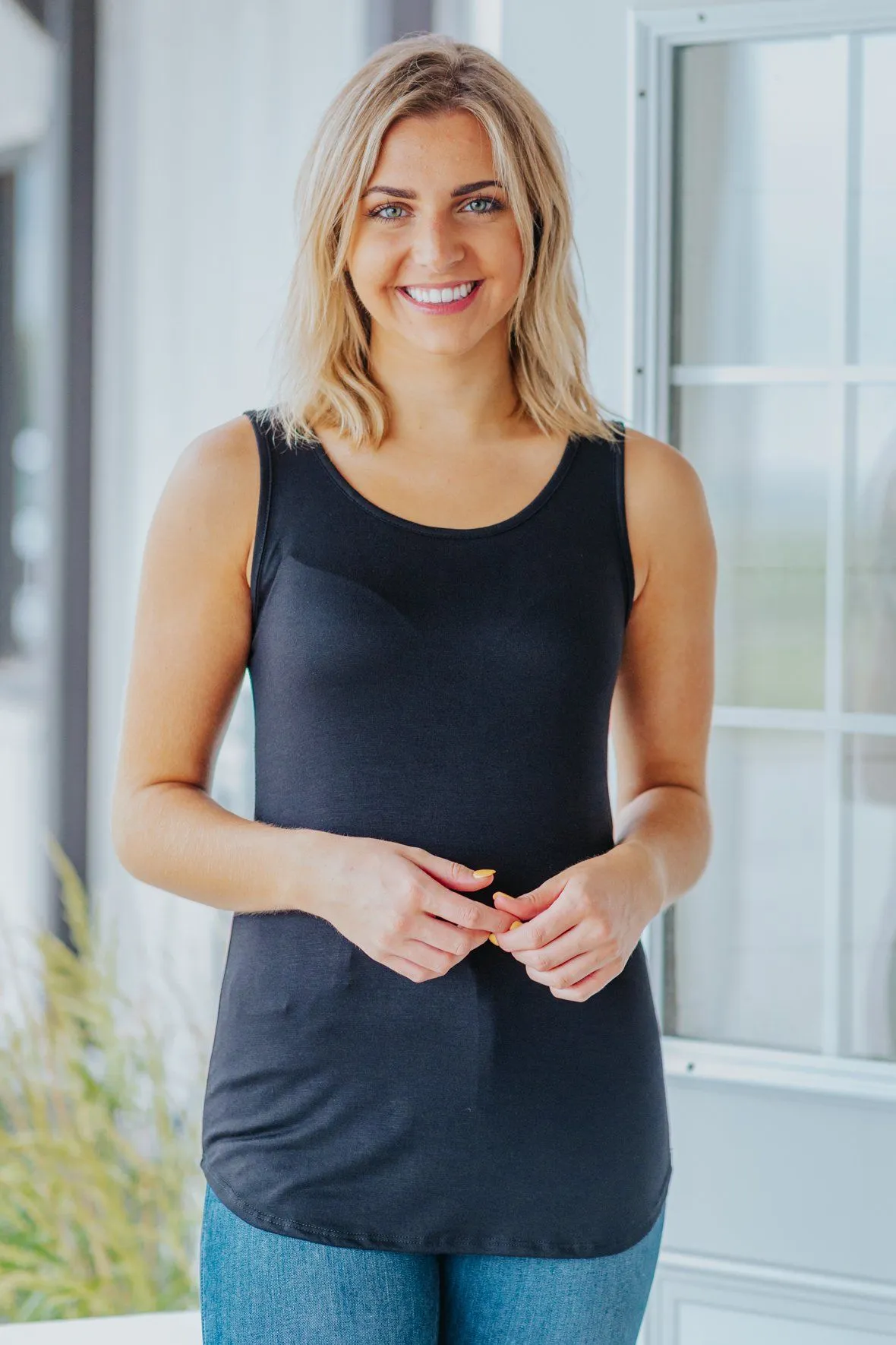 Beautiful Day Tank In Black