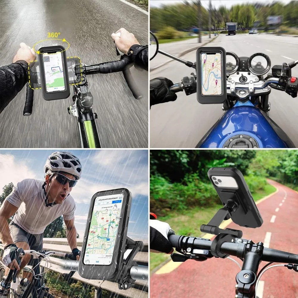 Bicycle Waterproof Touch Screen Mobile Phone Stand