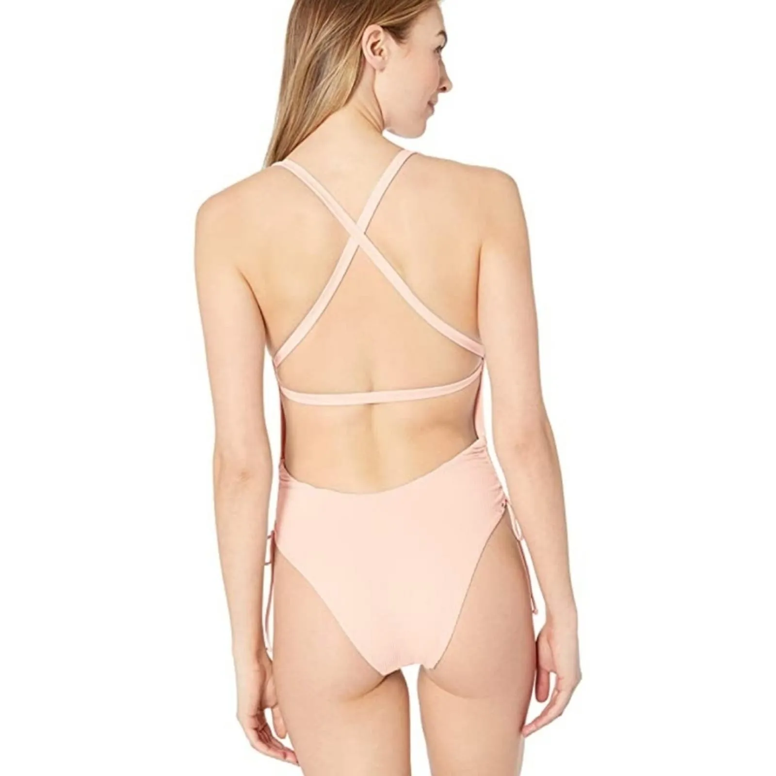 Body Glove Ibiza Ribbed Ruched One Piece Swimsuit