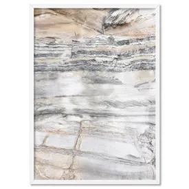 Bondi Coastal Rock Face I - Art Print