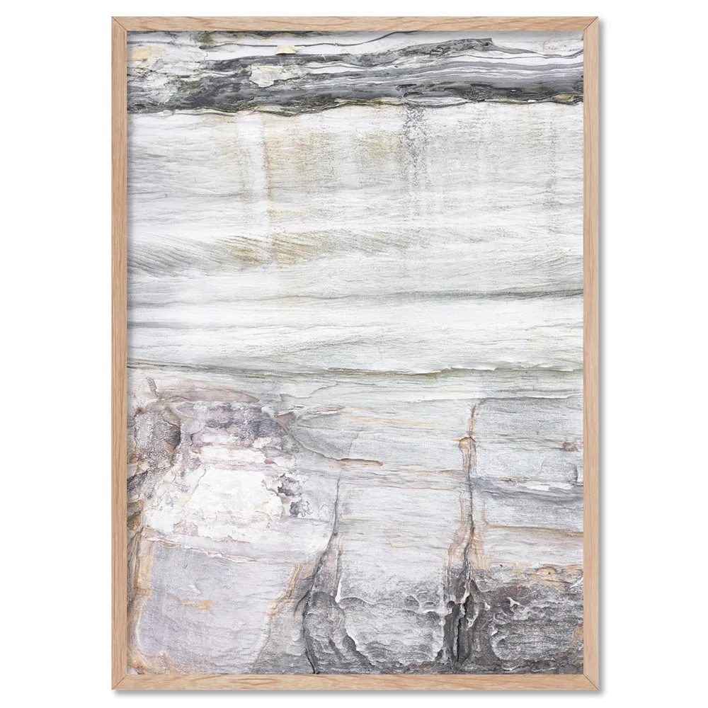 Bondi Coastal Rock Face III - Art Print