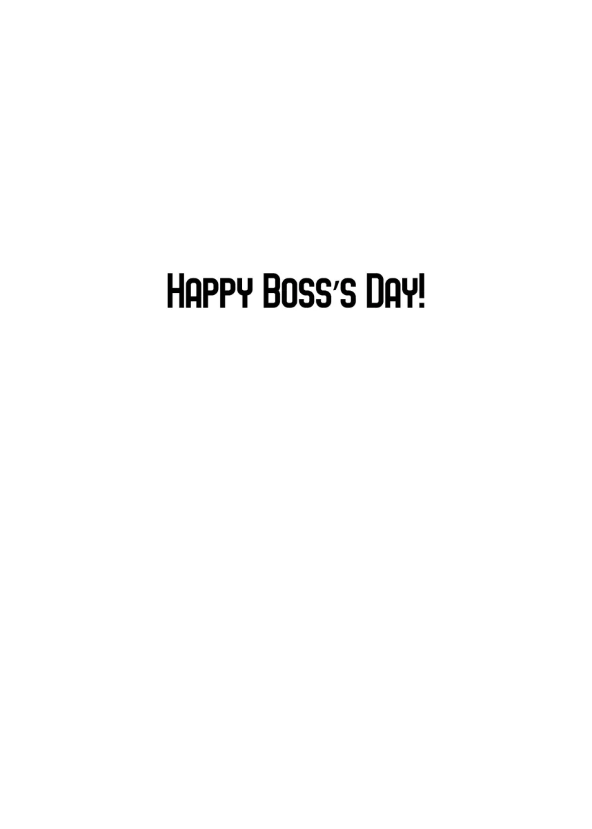 Boss Birthday Greeting Card