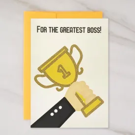 Boss Birthday Greeting Card