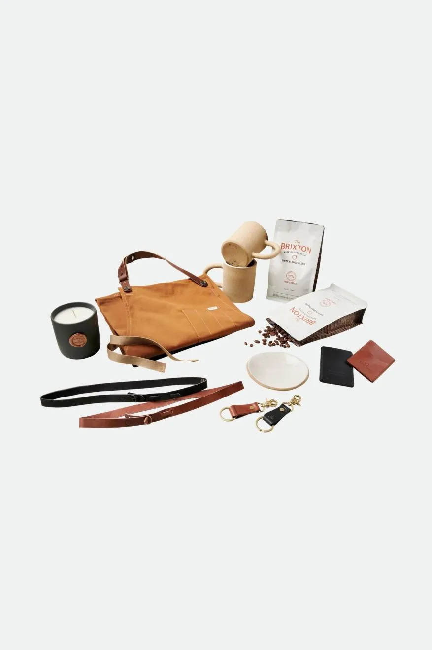 Brixton x Artifact Leather Key Clip - Brown