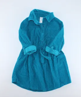 CARTERS CORDUROY POLKA DOT DRESS 3Y EUC