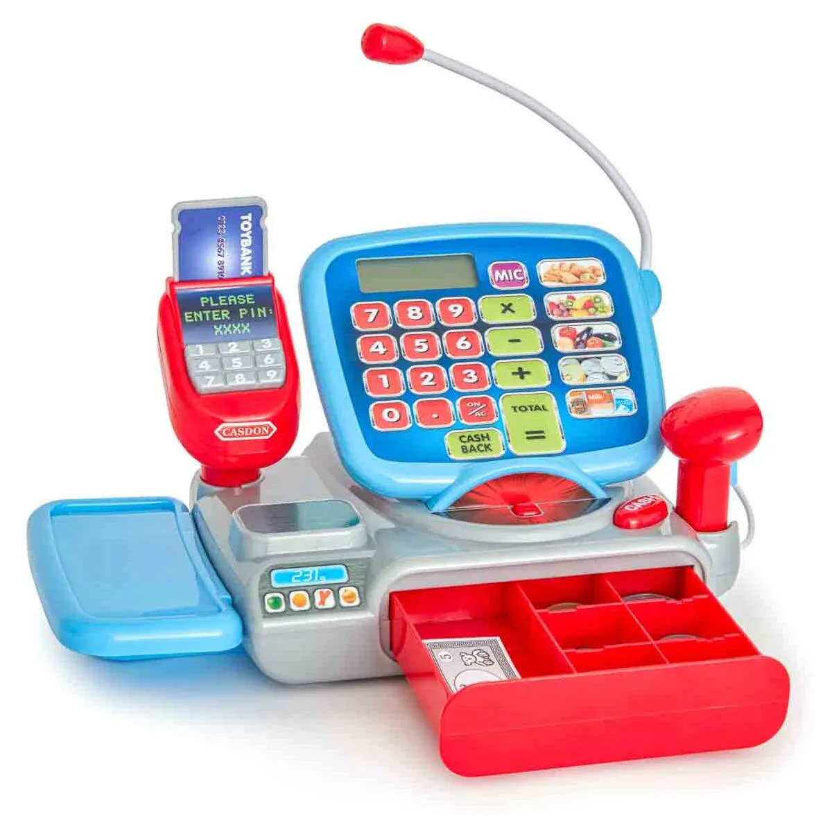 Casdon Supermarket Till Roleplay Toy