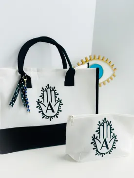 Choose Your Letter Amida Tote Bag