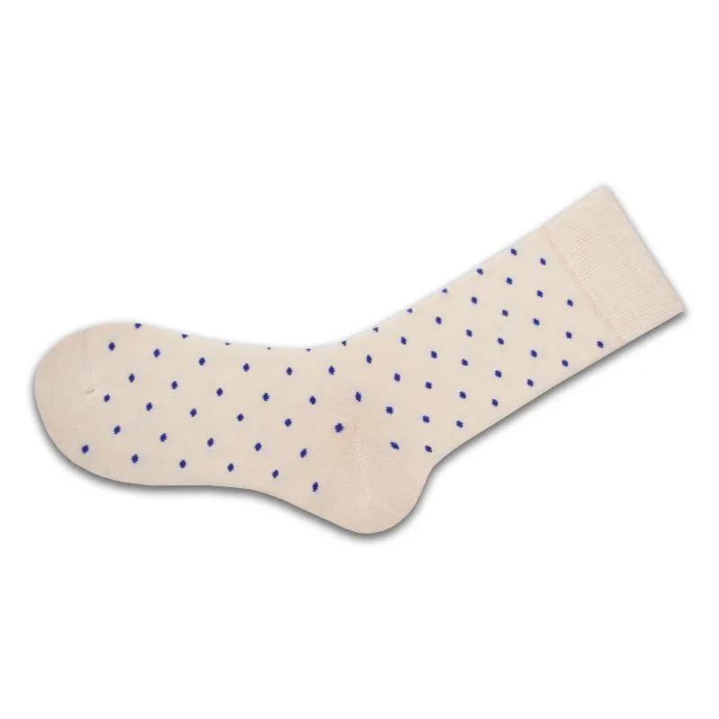 Combed Cotton Pin Dot Crew Casual Women's 3 Pr. Pack Socks